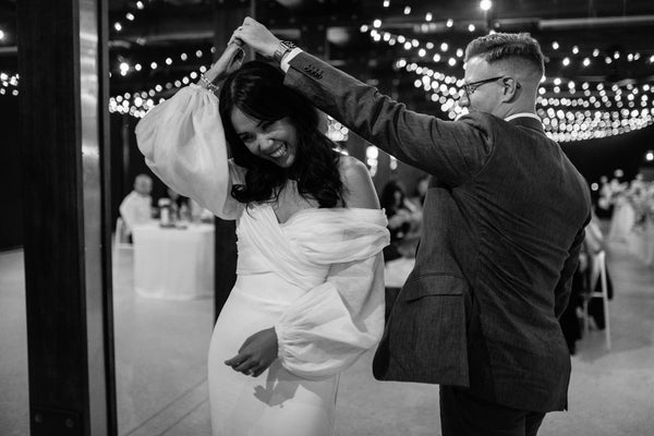 Bride and Groom dance at their wedding reception at the McLaren Vale winery venue