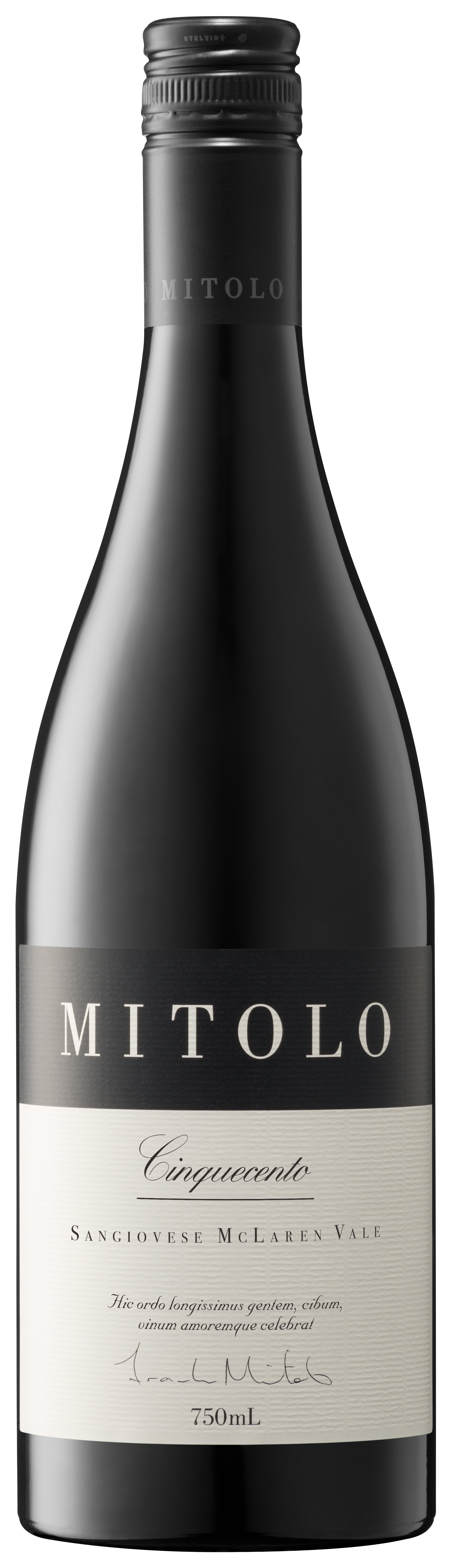 Mitolo Wines McLaren Vale Cinquecento Sangiovese bottle